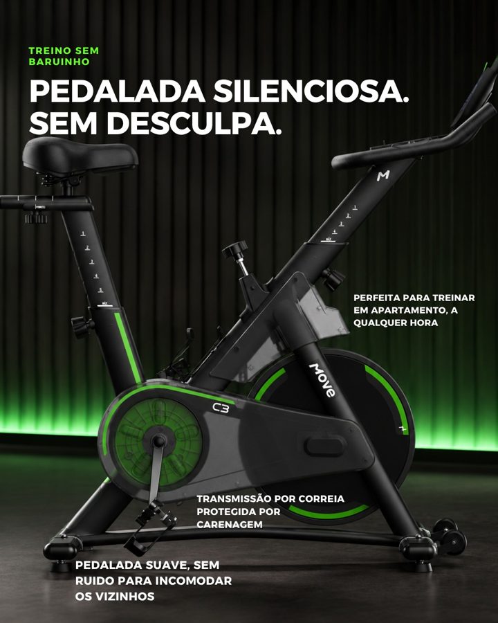 Movement: Pedalada silenciosa, sem desculpa